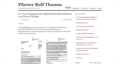 Desktop Screenshot of pfarrer-rolf-thumm.de