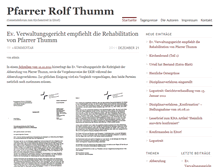 Tablet Screenshot of pfarrer-rolf-thumm.de